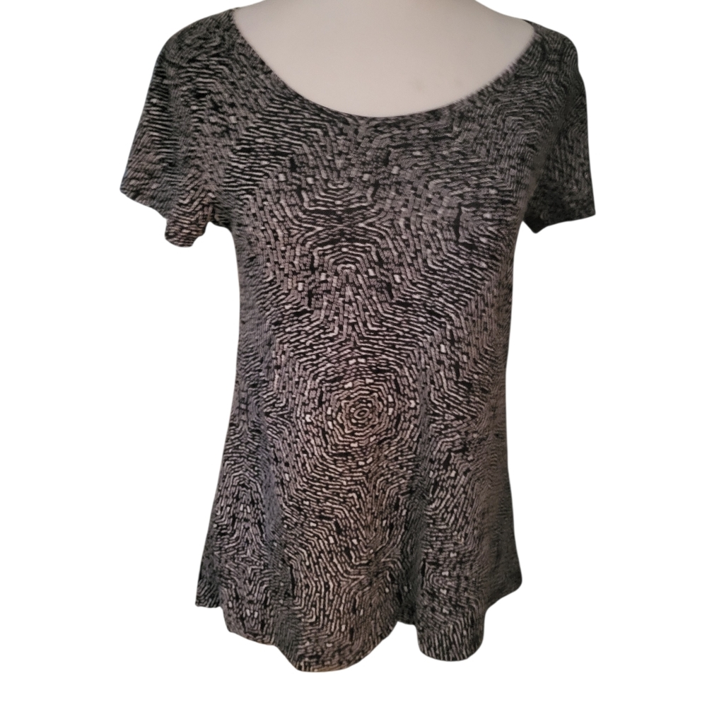 LuLaRoe Tee Blue/White sz XXS